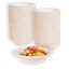 MULMEHË® Bagasse Paper Bowl, 12 oz. Round, Unbleached, 1200/CS